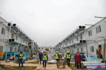 建筑工地上的集裝箱活動房,安全最重要!